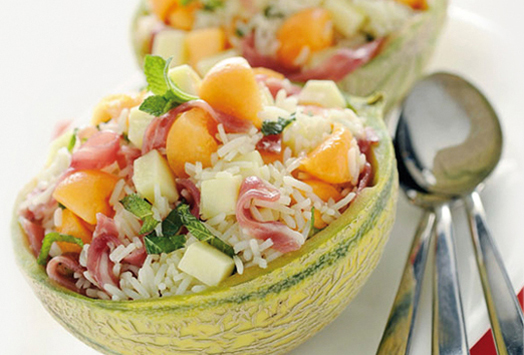 insalata riso e melone